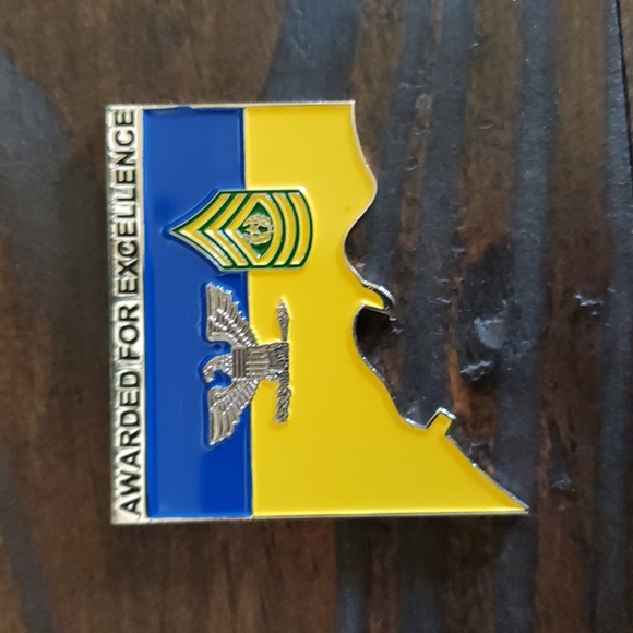 🌲 74th Troop Command Challenge Coin - Picture 2 of 3